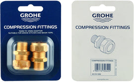 Grohe 46914000 46914000-15mm x 3/8‘‘ UK Compression Fittings/Adapter