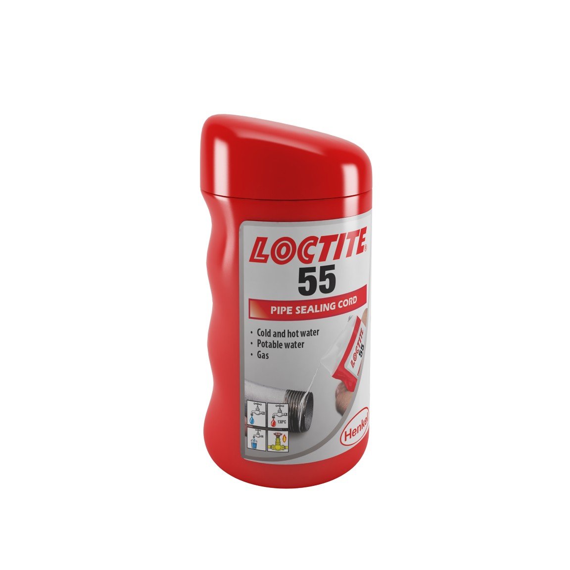 Loctite 55 Pipe Thread Sealing Cord 160 Metres for Hot or Cold Water and Gas - NPH Plumbing And Heating - nphplumbingandheating.co.uk