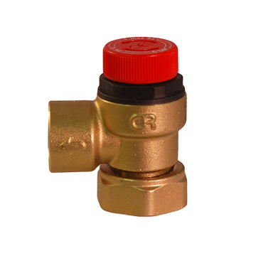 Caleffi 6 Bar Pressure Relief Valve 3/4″ Loose Nut to 1/2″ BSP 311501