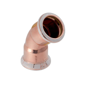 Geberit Mapress Copper 45deg Elbow 22mm for Gas 34516