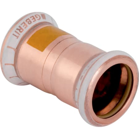 Geberit Mapress Copper Straight Coupling 15mm for Gas 34601