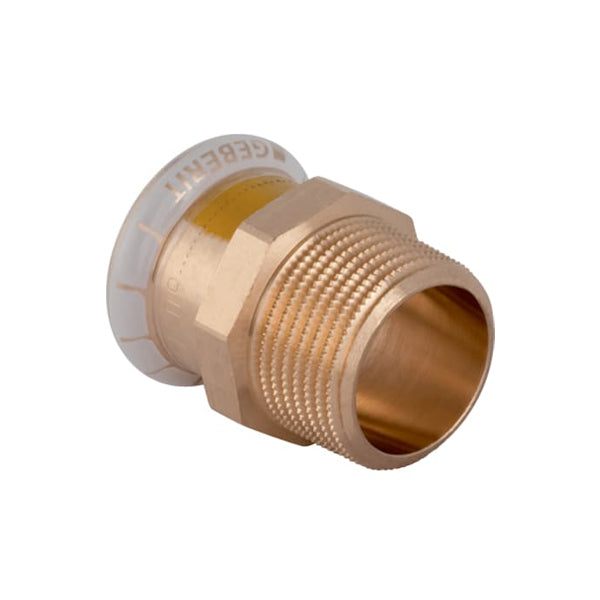 Geberit Mapress Copper Male Adaptor 15mm x 1/2" for Gas 34666