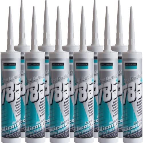 Dow Corning 785 Bacteria Resistant Sanitary Silione Sealant - Clear [box of 12]