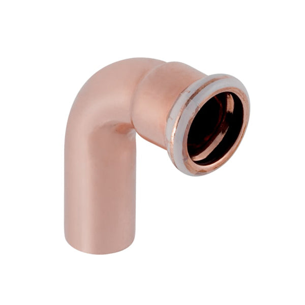 Geberit Mapress Copper 90deg Elbow With Plain End 28mm for Water 60305