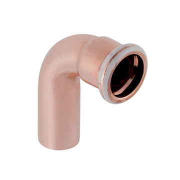 Geberit Mapress Copper 90deg Elbow With Plain End 28mm for Water 60305