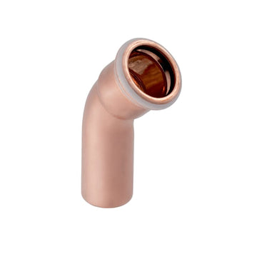 Geberit Mapress Copper 45deg Elbow With Plain End 15mm for Water 60702