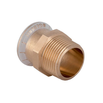 Geberit Mapress Copper Male Adaptor 22mm x 3/4" for Water 61707