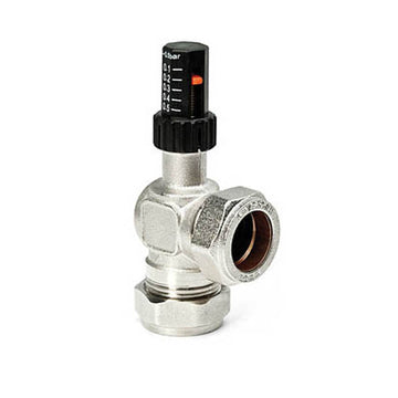 Intatec 22mm Angled Automatic Differential Bypass Valve ABPA401022