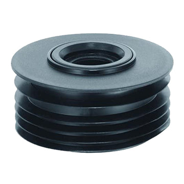 McAlpine DC2-BL Drain Reducer Connector 110mm x 1¼" and 1½" Black