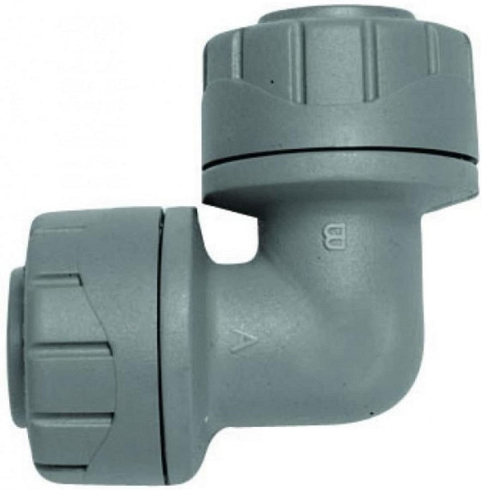 Polypipe Elbow Grey 22mm - Pack of 10 ( PB122 )