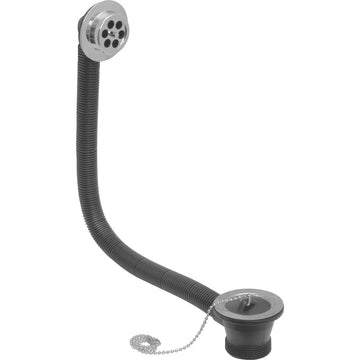 McAlpine FBW2PC Bath Combined Wastes and Overflows Black 40MM