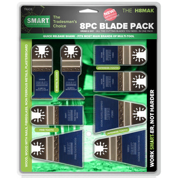 Smart H8MAK 8 Piece Multi Tool Blade Set