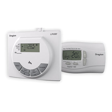 Drayton LP10RF Single Channel Programmer & Digistat+3RF thermostat RF561DR