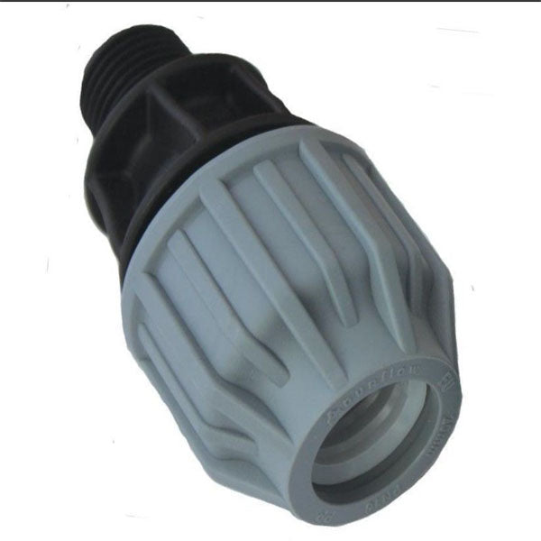 MDPE 32mm Water Pipe 32mm x 3/4" Male Iron Coupling MB0706