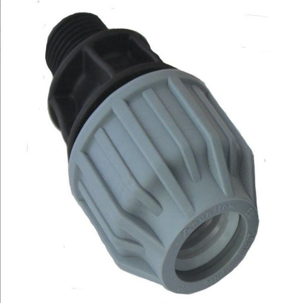 MDPE MB0704 Water Pipe Male Coupling 25MM x 3/4"