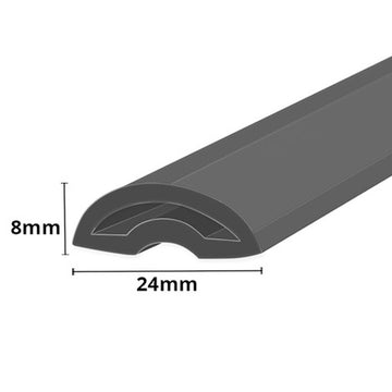 Shower Seal Shower Wetroom Floor Seal 1400mm Black SEAL119B