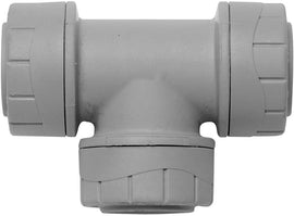 Polypipe Tee Grey 15mm - Pack of 10 ( PB215 )