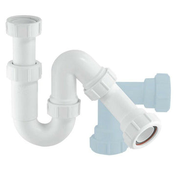 McAlpine TP10 Tubular Swivel All One Trap White 1 1/2" x 75mm