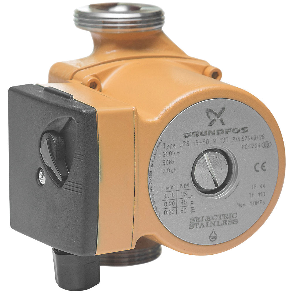 Grundfos UPS 15/50N Traditional Hot Water Circulator Pump