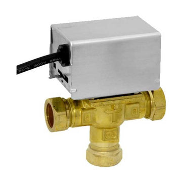 Honeywell 22mm Motorised 3 Port Mid-Position Valve V4073A1039