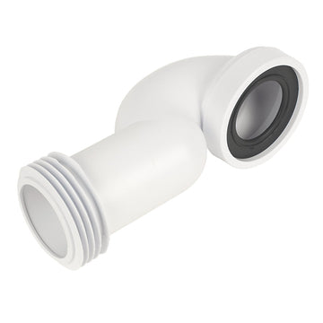 McAlpine WC-CONQ 90° Space Saving Bend Adjustable Length Rigid WC Connector 110mm