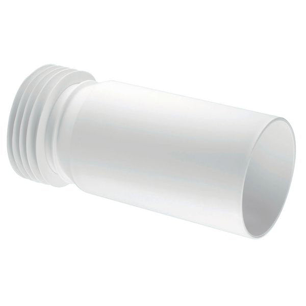 McAlpine WC-EXTA Straight Extension Piece WC Pan Connector White 110mm