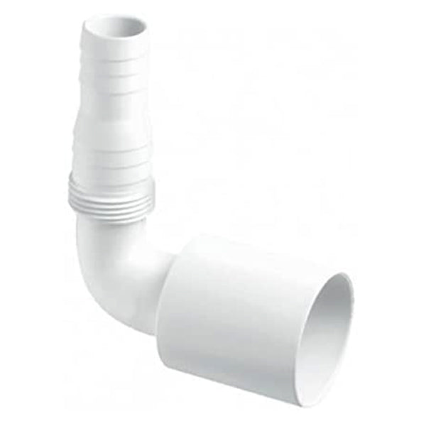 McAlpine WMF4 90deg Nozzle for connection to Multifit 40mm White